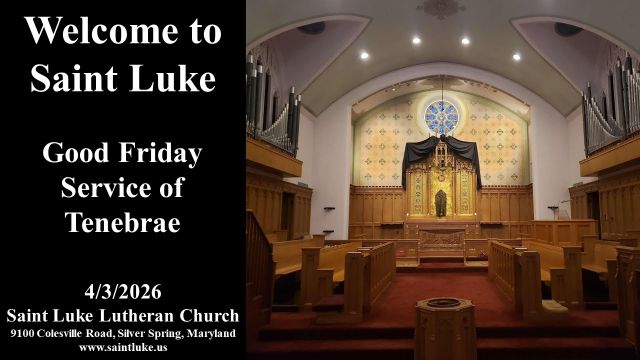 Good Friday -Service Of Tenebrae -04.3.26 | 7:00
