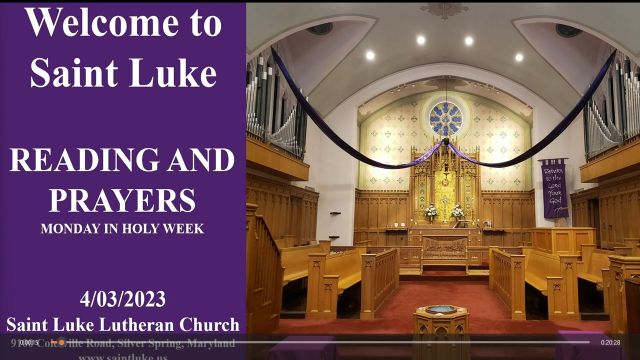 Holy Week - Monday Noon Prayers - 4.3.23